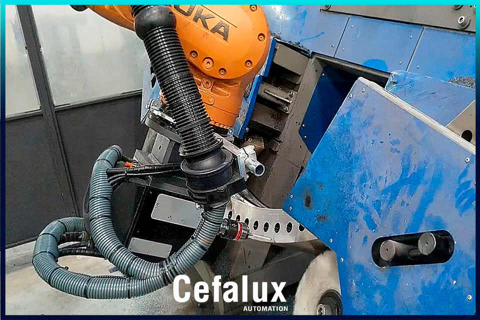 Lee más sobre el artículo Célula de automatización para mecanizado de rodamientos de molinos eólicos en la India