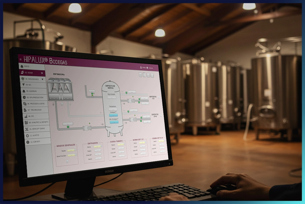 Lee más sobre el artículo Modernización y control integral en una bodega de referencia en La Rioja