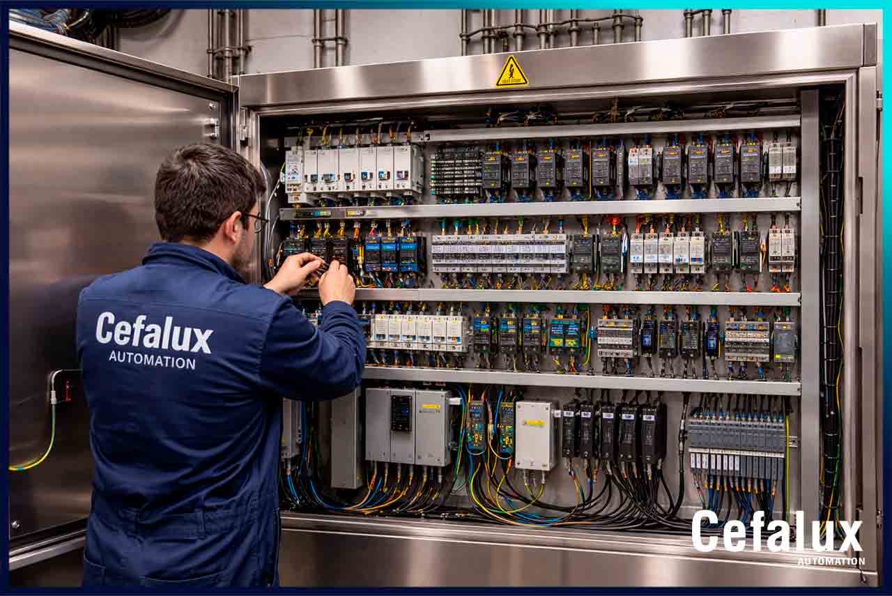 Automatización industrial para líneas de lacado con control de enfriamiento, transporte, cuadros CCM y puesta en marcha orientada a fiabilidad y producción.